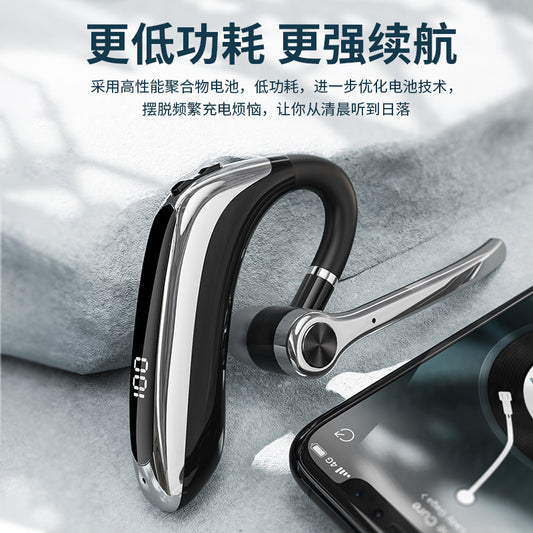 M80A Wireless Ear-hanging Bluetooth Headset Long Endurance Noise Reduction Bone Conduction Driving Business In-ear Single Ear